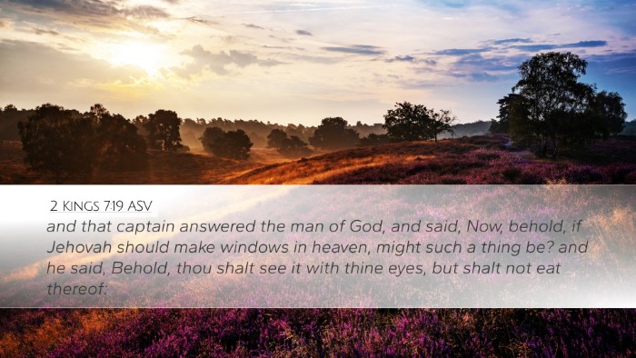 2 Kings 7:19 ASV Bible Verse Image