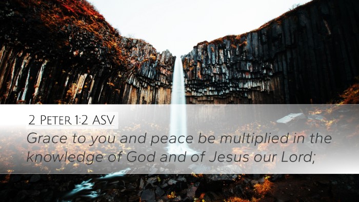 2 Peter 1:2 ASV Bible Verse Image