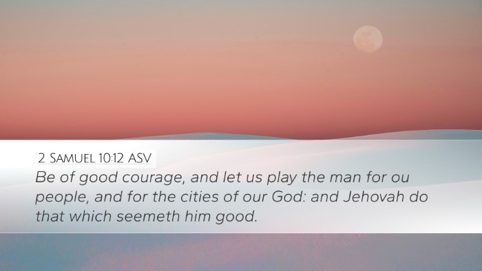2 Samuel 10:12 ASV Bible Verse Image