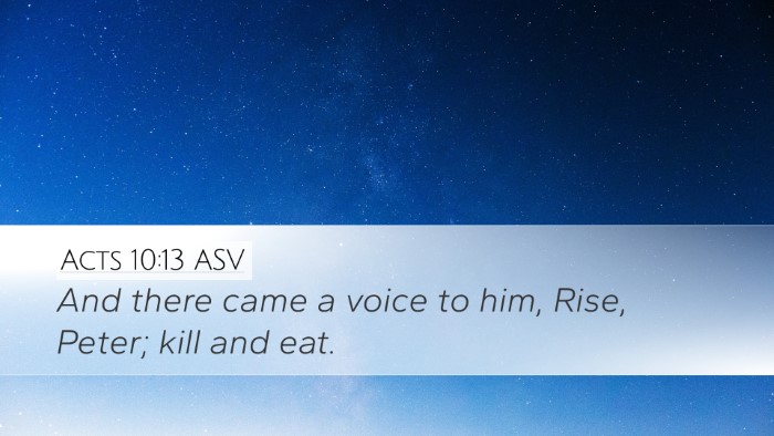 Acts 10:13 ASV Bible Verse Image