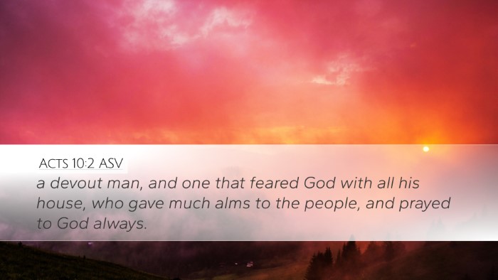 Acts 10:2 ASV Bible Verse Image
