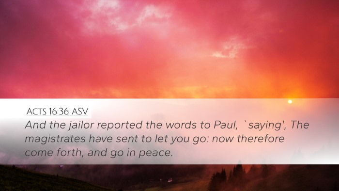 Acts 16:36 ASV Bible Verse Image