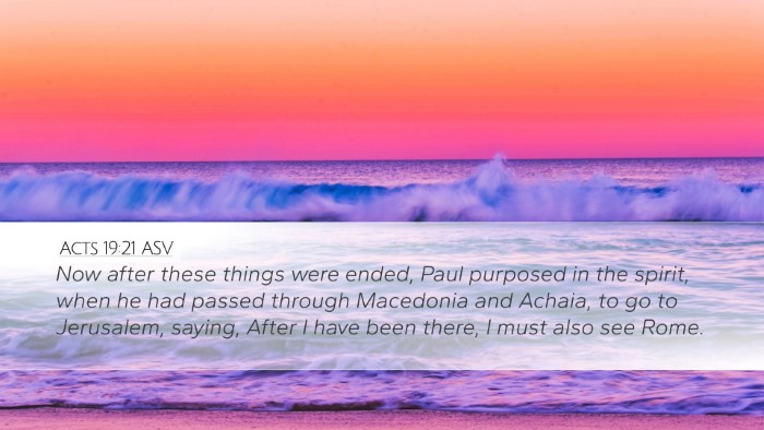 Acts 19:21 ASV Bible Verse Image