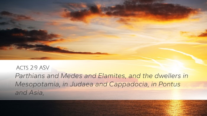 Acts 2:9 ASV Bible Verse Image
