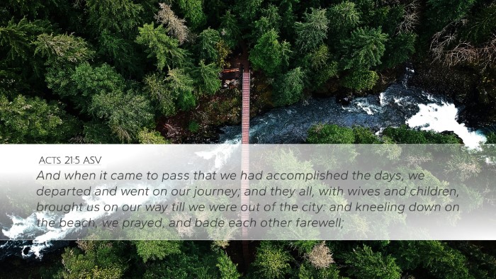 Acts 21:5 ASV Bible Verse Image