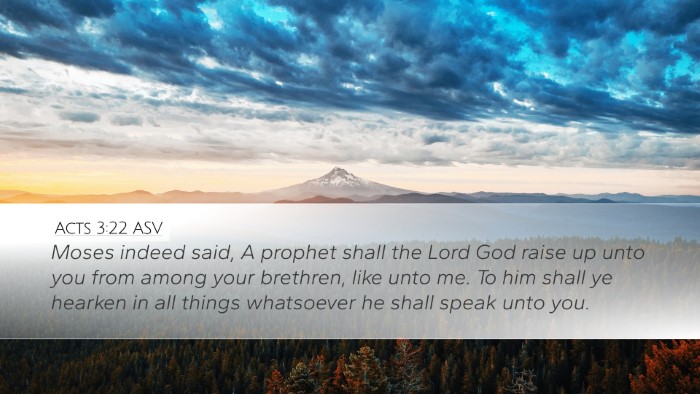 Acts 3:22 ASV Bible Verse Image