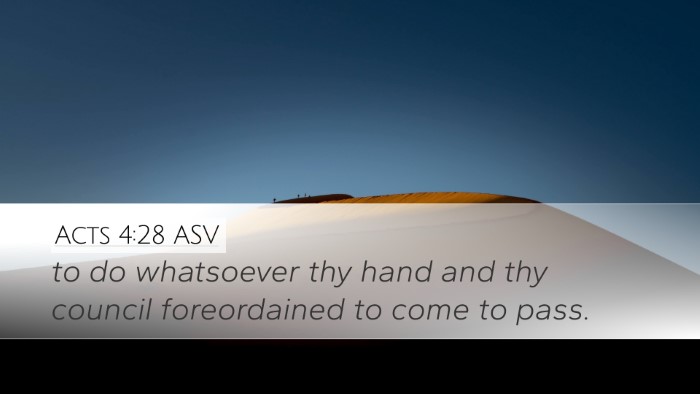 Acts 4:28 ASV Bible Verse Image