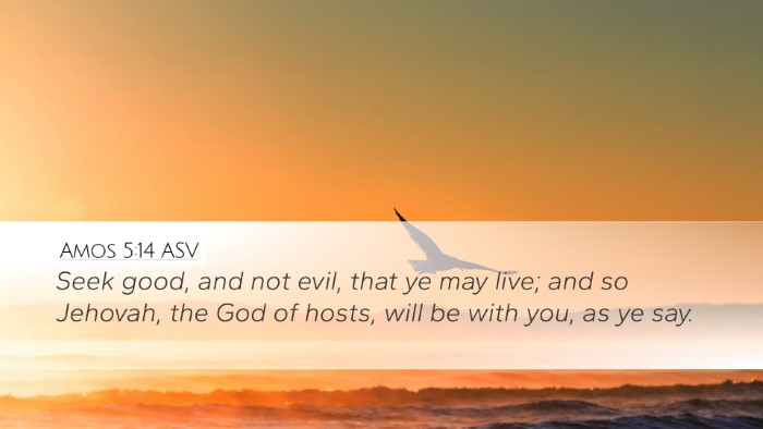 Amos 5:14 ASV Bible Verse Image