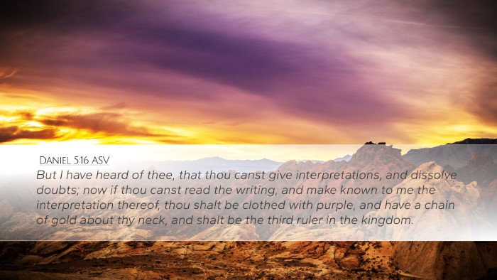 Daniel 5:16 ASV Bible Verse Image
