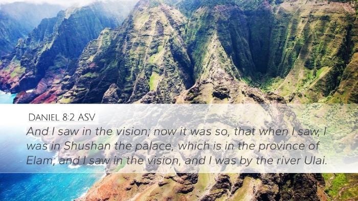 Daniel 8:2 ASV Bible Verse Image