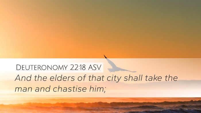 Deuteronomy 22:18 ASV Desktop Wallpaper - And the elders of that city shall take the man - Desktop Bible Verse Wallpaper