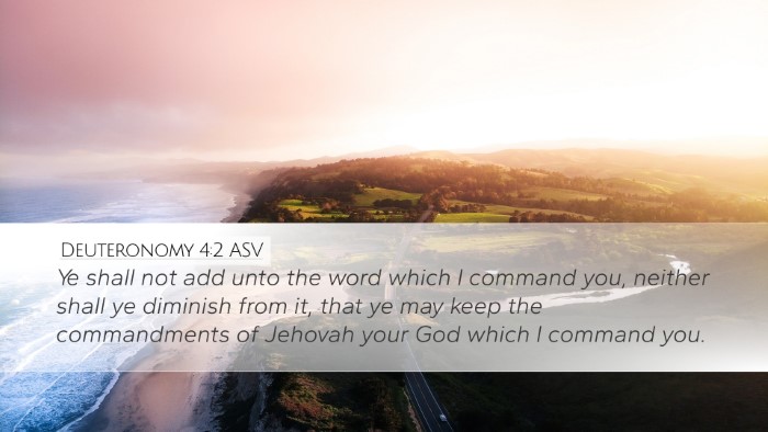 Deuteronomy 4:2 ASV Bible Verse Image