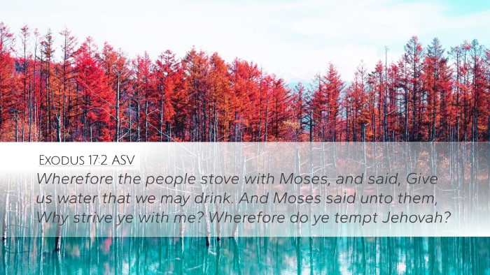 Exodus 17:2 ASV Bible Verse Image