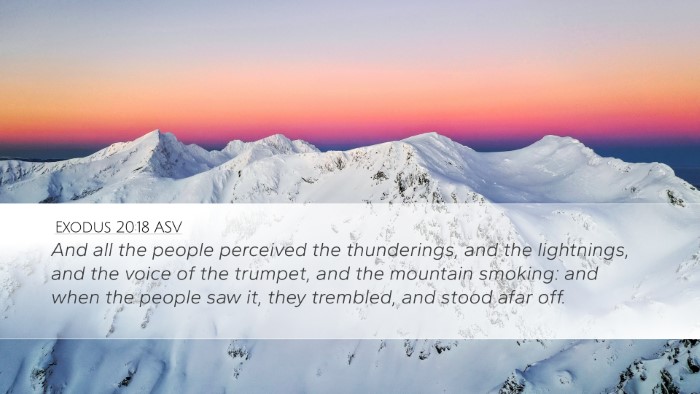 Exodus 20:18 ASV Bible Verse Image