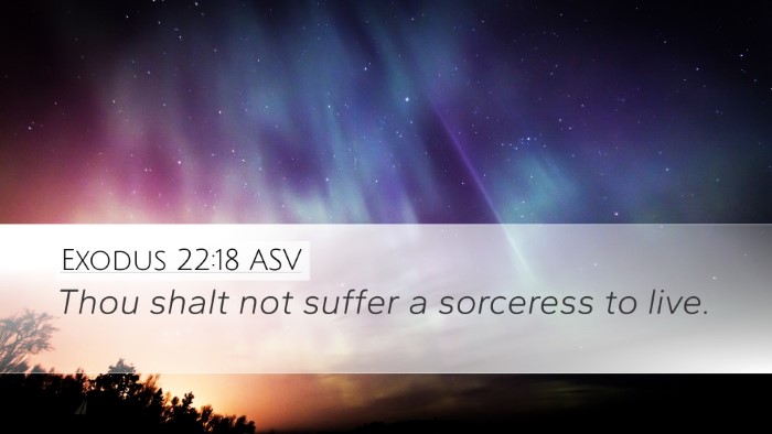 Exodus 22:18 ASV Bible Verse Image