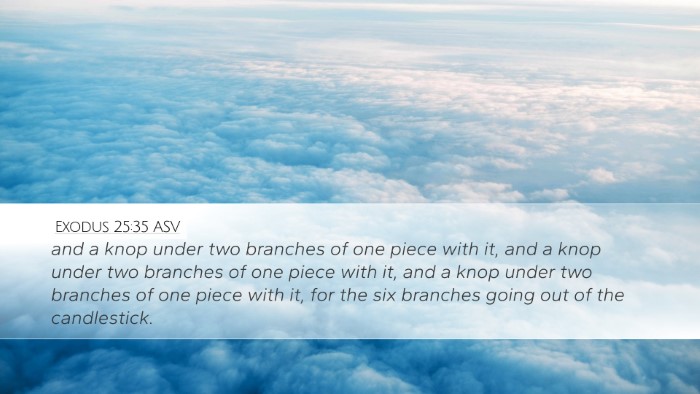 Exodus 25:35 ASV Bible Verse Image