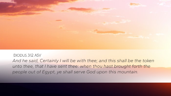 Exodus 3:12 ASV Bible Verse Image