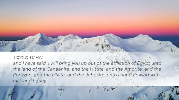 Exodus 3:17 ASV Bible Verse Image