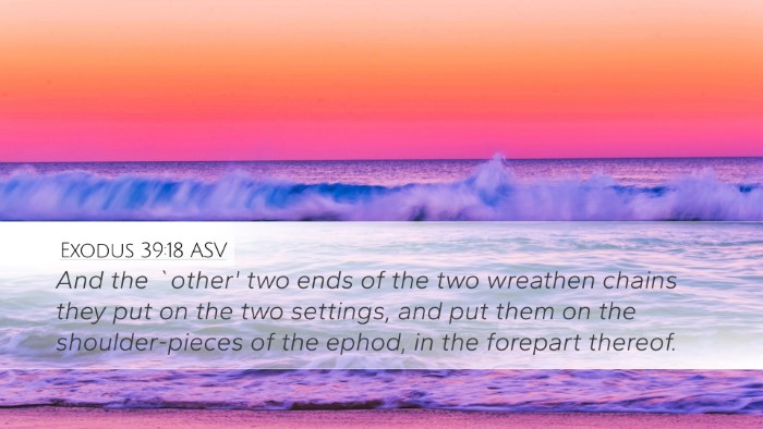 Exodus 39:18 ASV Bible Verse Image