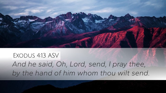 Exodus 4:13 ASV Bible Verse Image