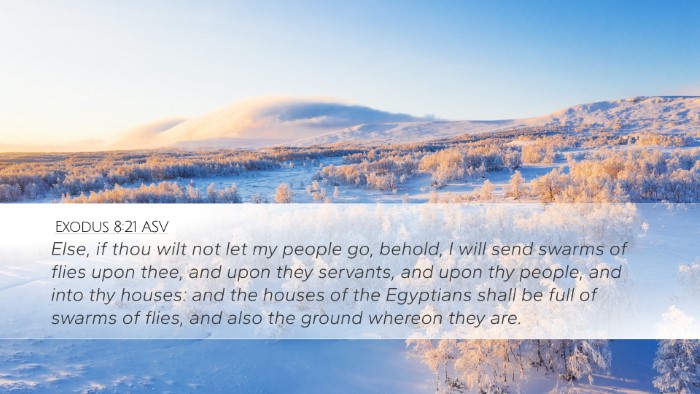 Exodus 8:21 ASV Bible Verse Image