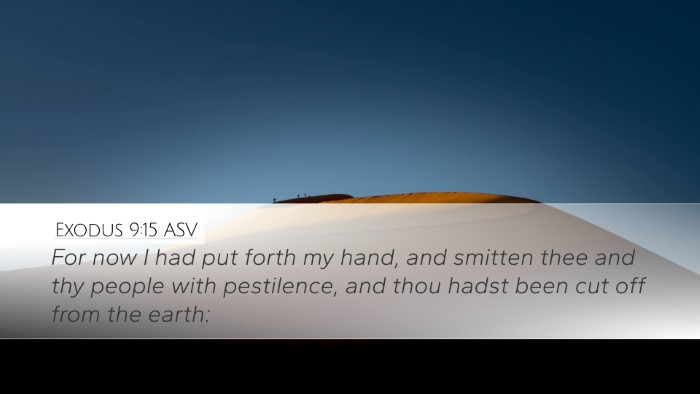Exodus 9:15 ASV Bible Verse Image