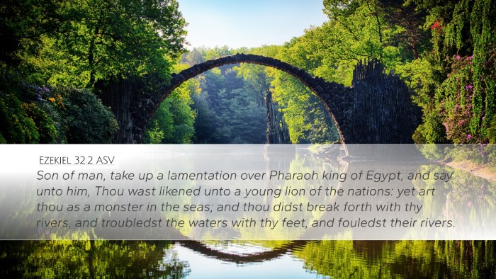 Ezekiel 32:2 ASV Bible Verse Image