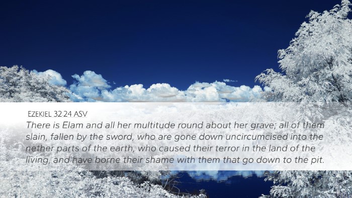 Ezekiel 32:24 ASV Bible Verse Image