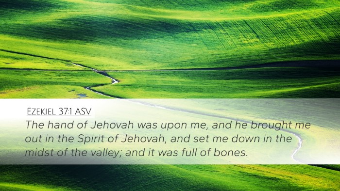 Ezekiel 37:1 ASV Bible Verse Image
