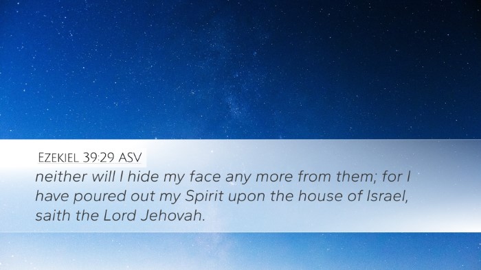Ezekiel 39:29 ASV Bible Verse Image