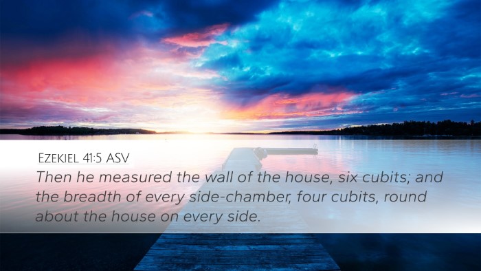 Ezekiel 41:5 ASV Bible Verse Image