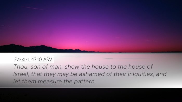 Ezekiel 43:10 ASV Bible Verse Image