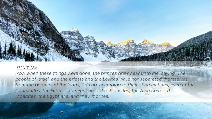 Ezra 9:1 ASV Bible Verse Image