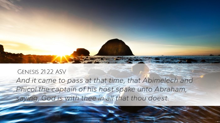 Genesis 21:22 ASV Bible Verse Image