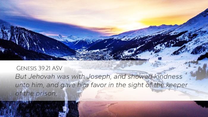 Genesis 39:21 ASV Bible Verse Image