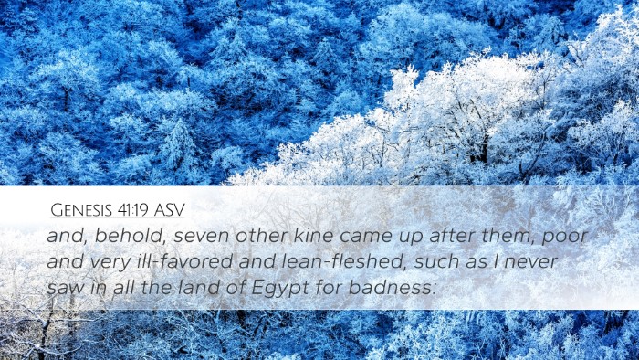 Genesis 41:19 ASV Bible Verse Image