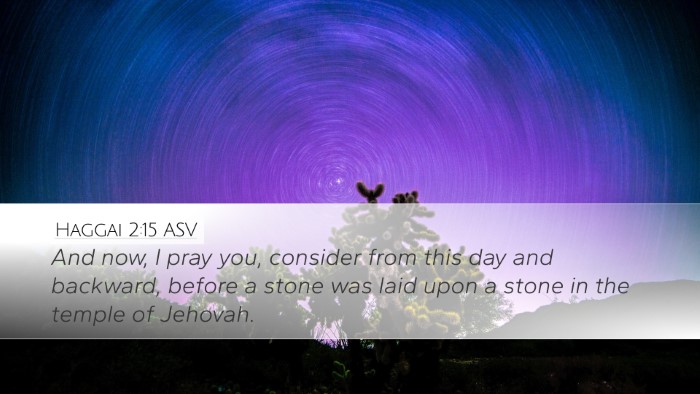 Haggai 2:15 ASV Bible Verse Image