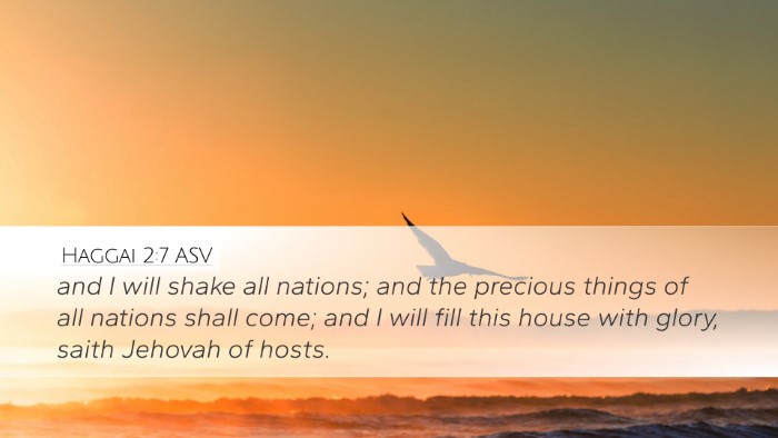 Haggai 2:7 ASV Bible Verse Image
