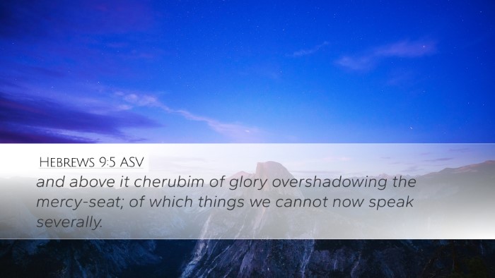 Hebrews 9:5 ASV Desktop Wallpaper - and above it cherubim of glory overshadowing the - Desktop Bible Verse Wallpaper