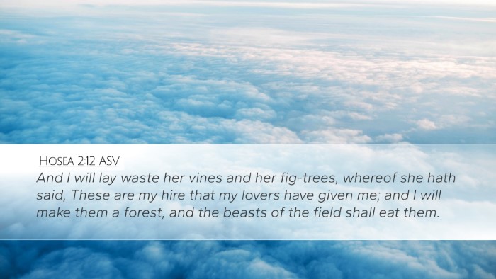Hosea 2:12 ASV Bible Verse Image
