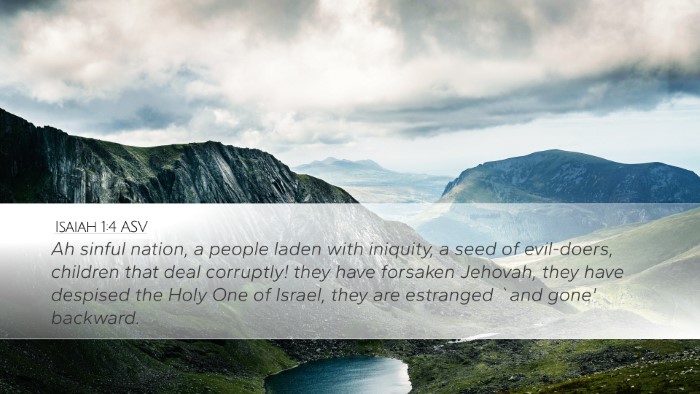 Isaiah 1:4 ASV Bible Verse Image