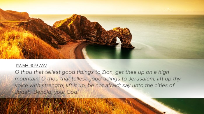 Isaiah 40:9 ASV Bible Verse Image