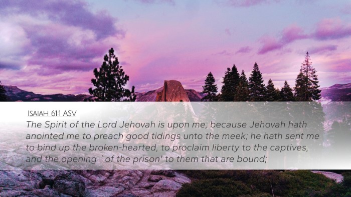 Isaiah 61:1 ASV Bible Verse Image