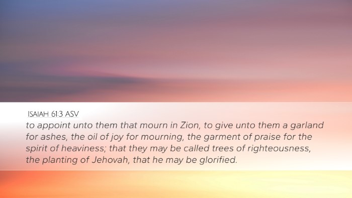 Isaiah 61:3 ASV Bible Verse Image