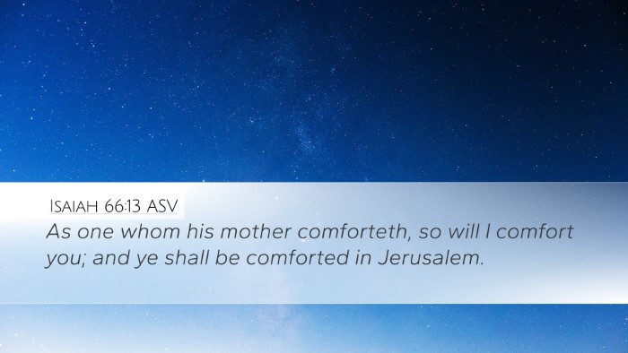 Isaiah 66:13 ASV Bible Verse Image