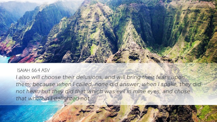 Isaiah 66:4 ASV Bible Verse Image