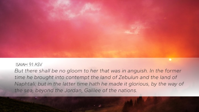 Isaiah 9:1 ASV Bible Verse Image