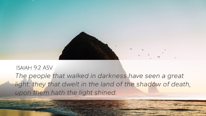 Isaiah 9:2 ASV Bible Verse Image