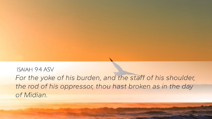 Isaiah 9:4 ASV Bible Verse Image