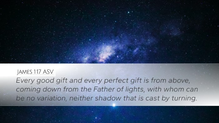 James 1:17 ASV Bible Verse Image